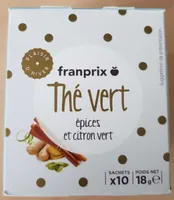 Thé vert épices et citron vert