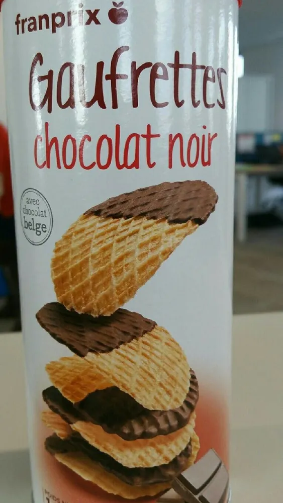 Fines gaufrettes croutillantes chocolat
