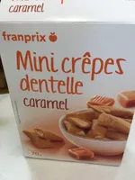 Mini crêpes dentelle caramel