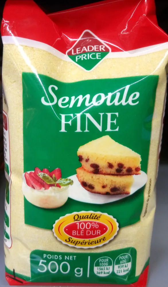 Semoule Fine (100 % Blé dur)