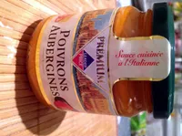 Sauce cuisinée à l'Italienne Poivrons Aubergines