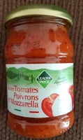 Sauce tomates poivrons et mozzarella