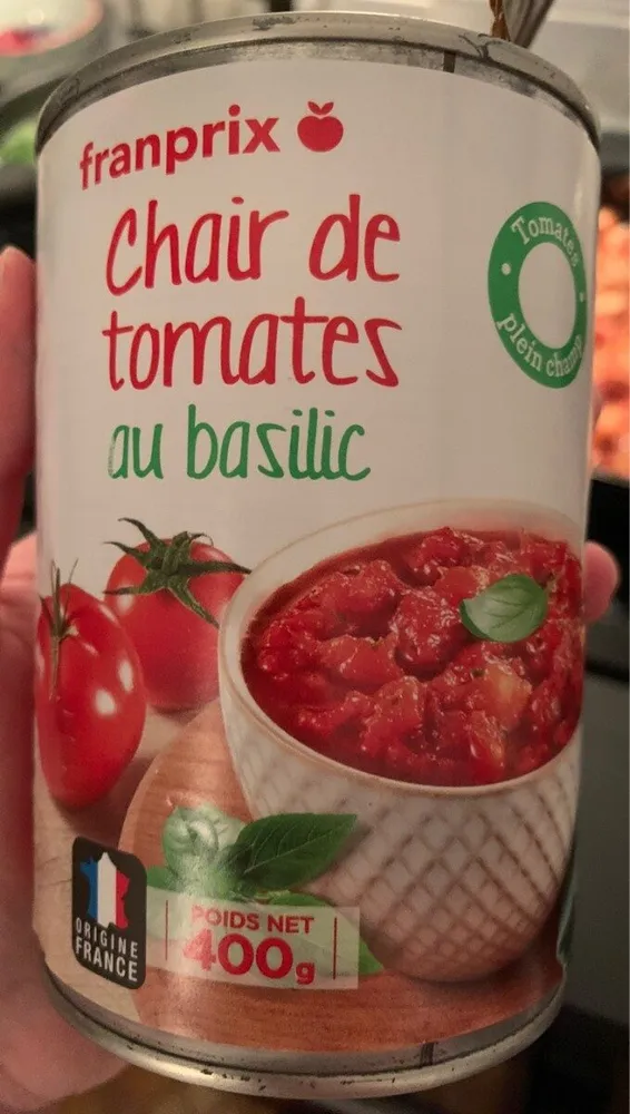 Chair de tomates au basilic