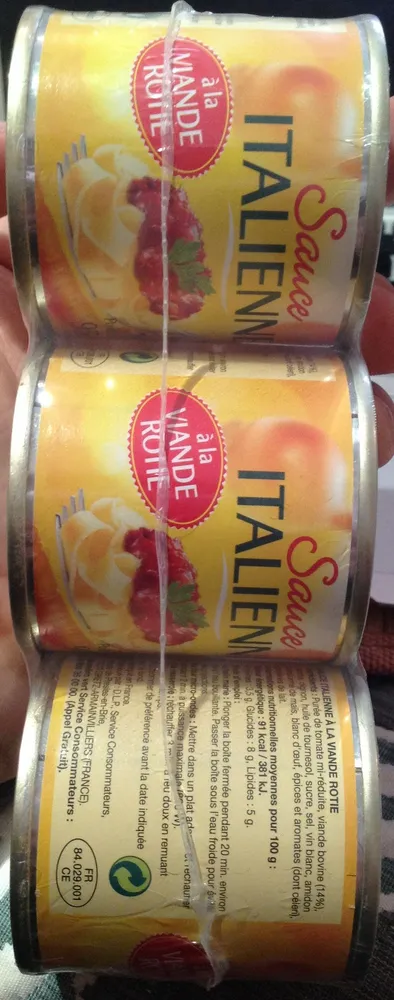 Sauce Italienne (à la Viande Rôtie) Lot de 3