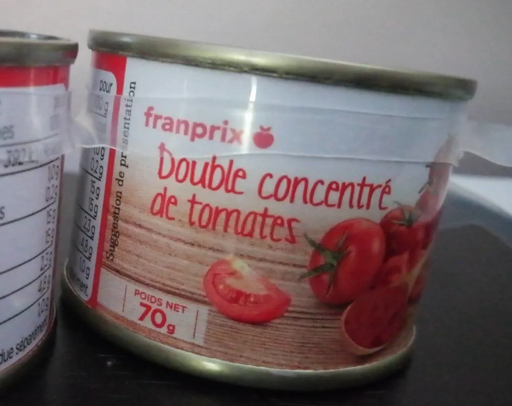 Double concentré de tomates