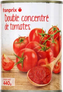 double concentré de tomates
