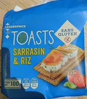 Toasts sarrazin et riz