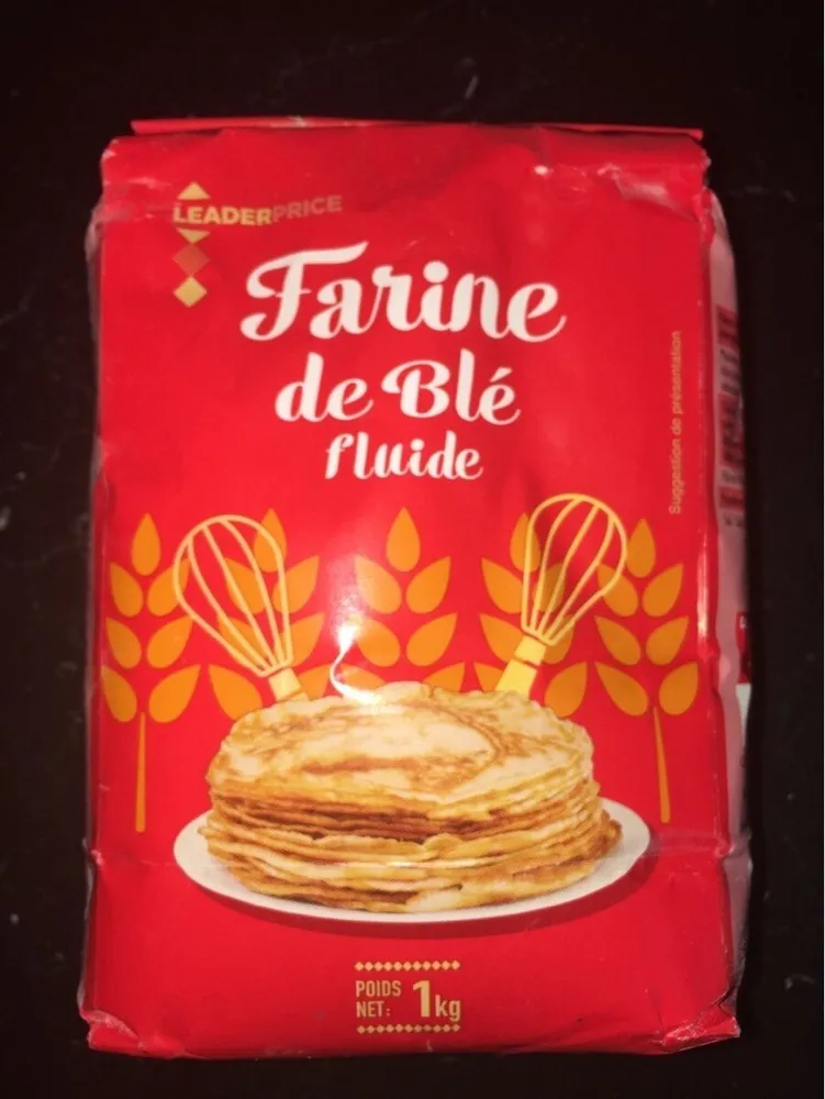 Farine de blé fluide