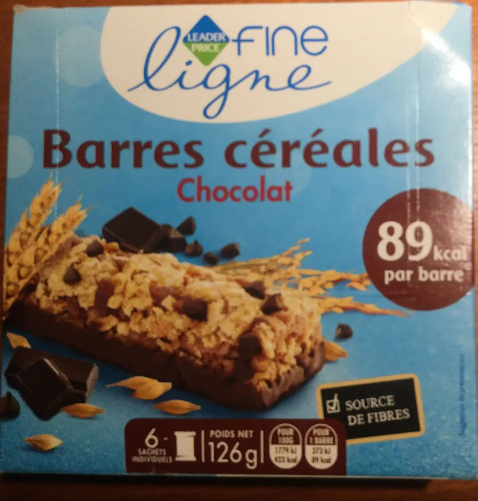 Barres Céréales Chocolat