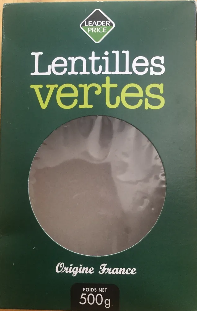 Lentilles vertes