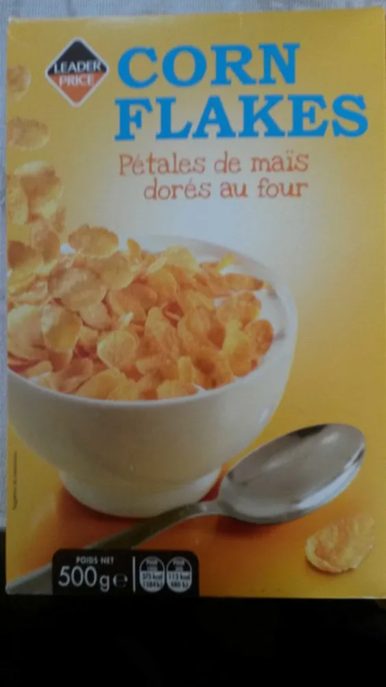 Corn Flakes Pétales de maïs dorés au four