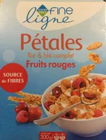 Pétales Riz et blé complet - Fruits rouges