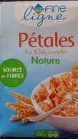 Pétales Riz et blé complet nature