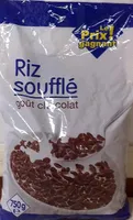 Riz Soufflé Goût Chocolat