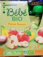 bébé bio pomme banane