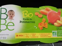 Bio purée de potimarron
