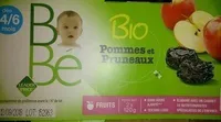 Bébé Bio Pommes et pruneaux
