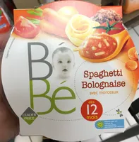 Bébé Spaghetti Bolognaise avec morceaux