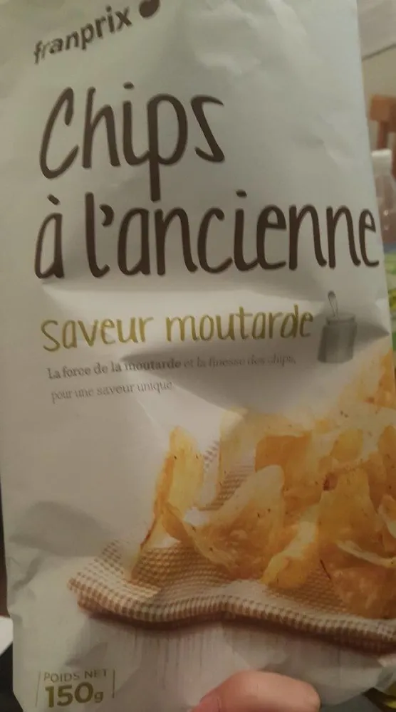 Chips a l'ancienne moutarde