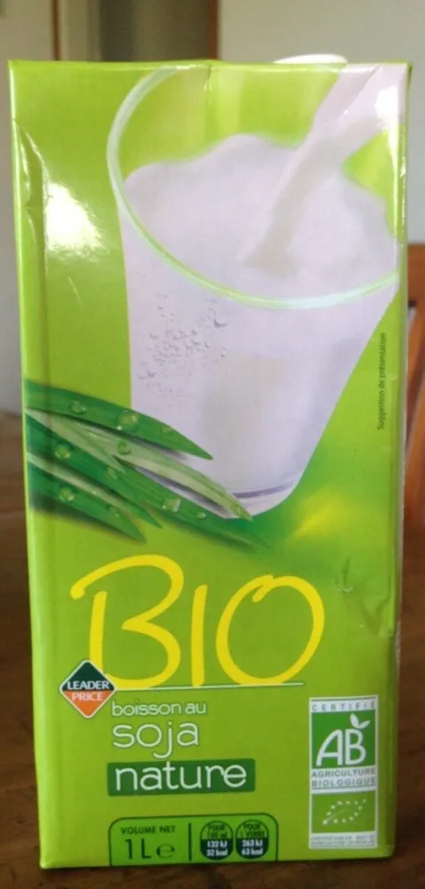 Boisson au soja nature