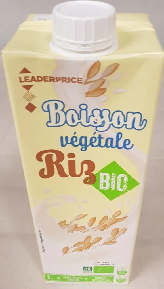 Boisson végétale riz bio
