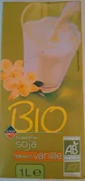 Boisson au soja saveur vanille