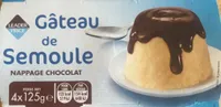 Gâteau de Semoule nappage chocolat