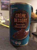 Crème dessert saveur chocolat