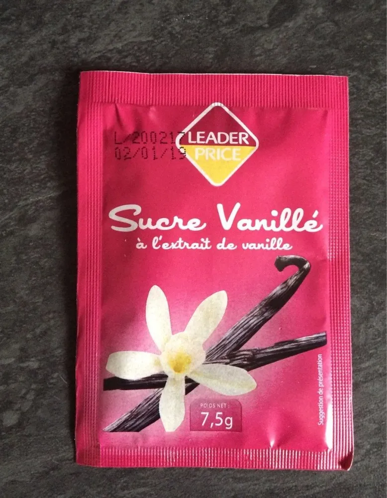 Sucre Vanillé à l'Extrait Naturel de Vanille