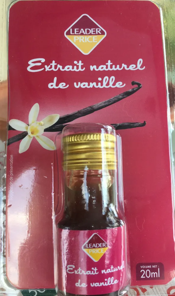 Extrait naturel de vanille