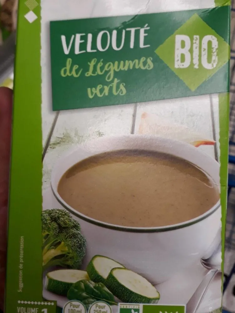 Velouté de légumes verts