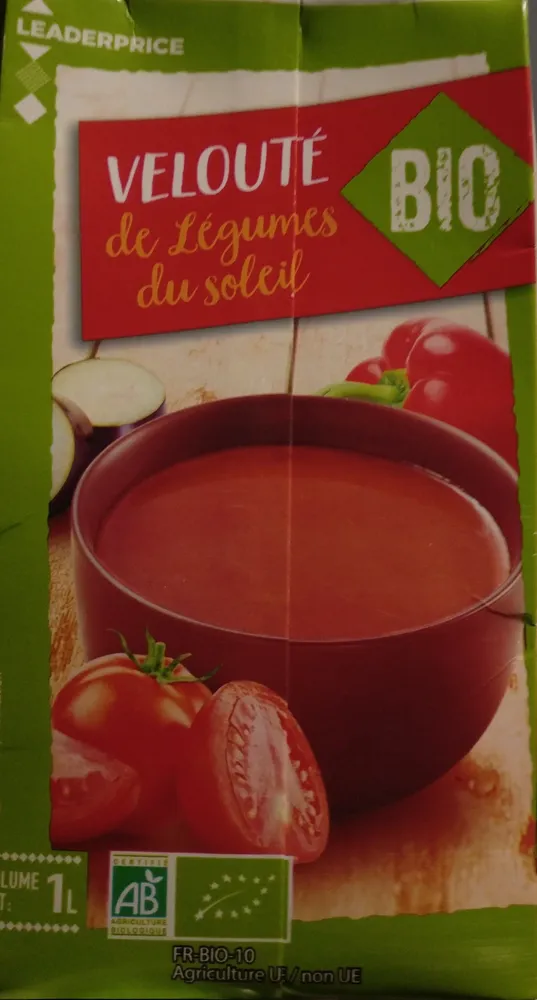 Velouté de légumes du soleil