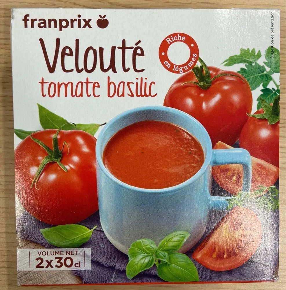 Velouté tomate basilic