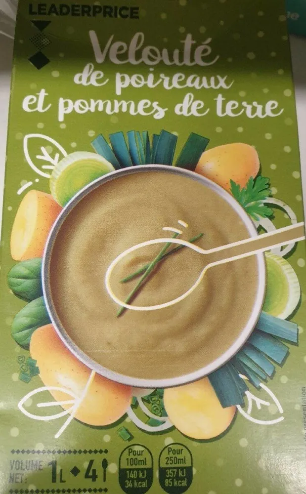 Velouté de poireaux et pommes de terre