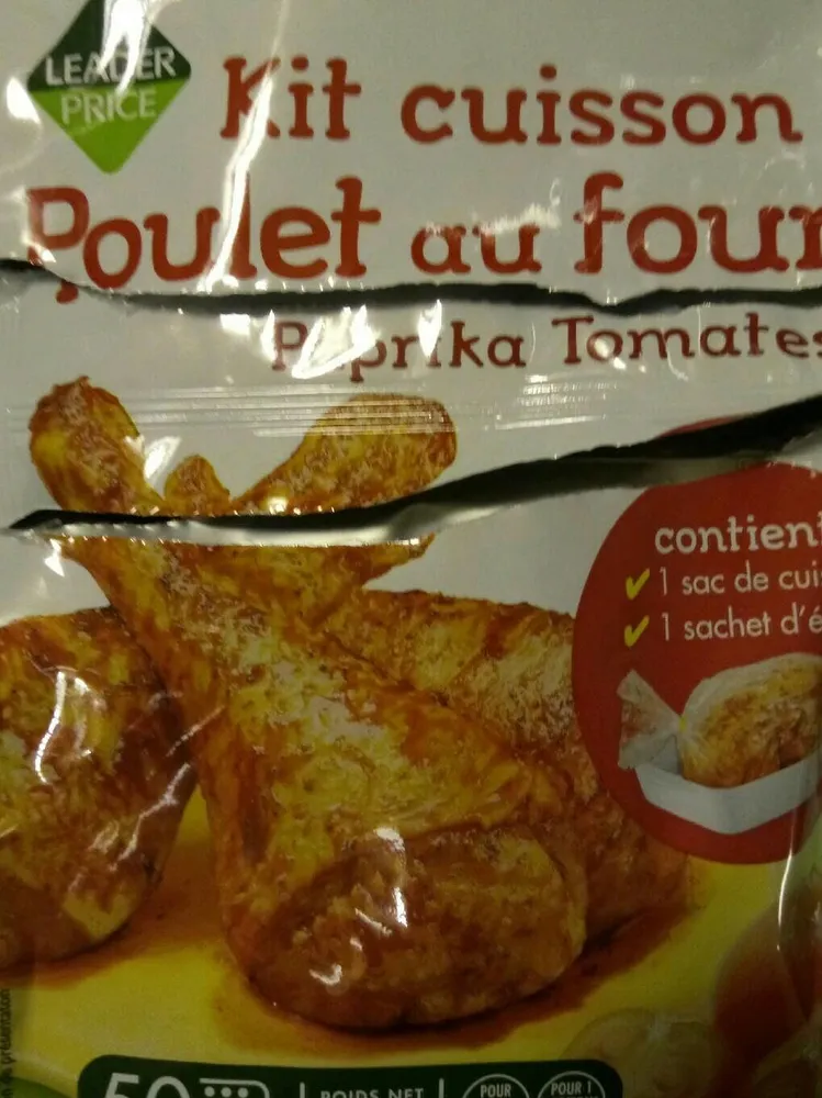 Kit cuisson poulet au four