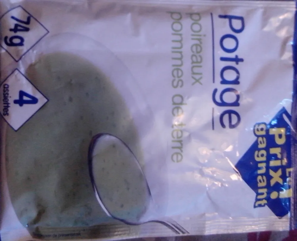 Potage poireaux pommes de terre