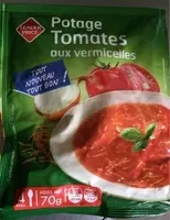 Potage tomates aux vermicelles