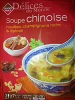Soupe Chinoise aux Nouilles, Champignons Noirs & Epices