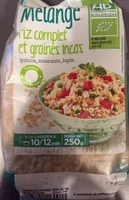 Mélange riz complet et graines Incas