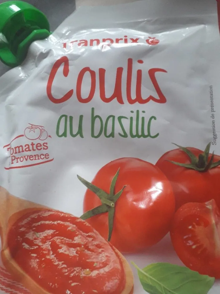 Coulis au basilic