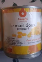 Maïs doux croquant