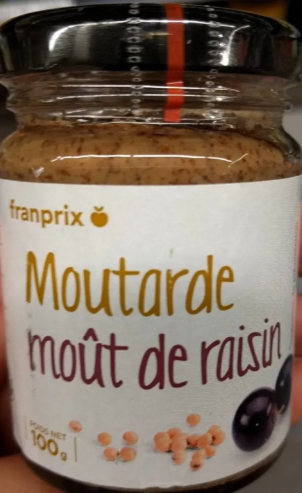 Moutarde moût de raisin