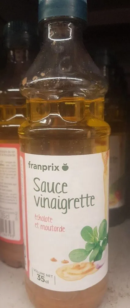 Sauce vinaigrette échalotes et moutarde