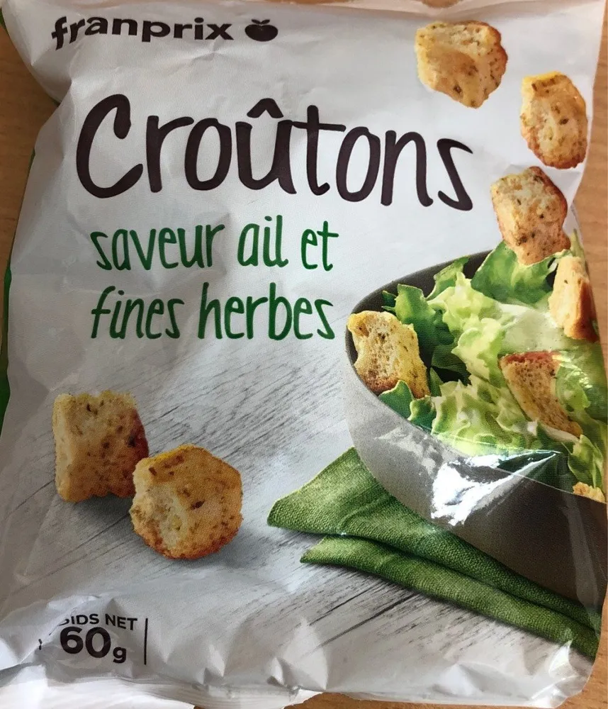 Croûtons saveur ail et fines herves
