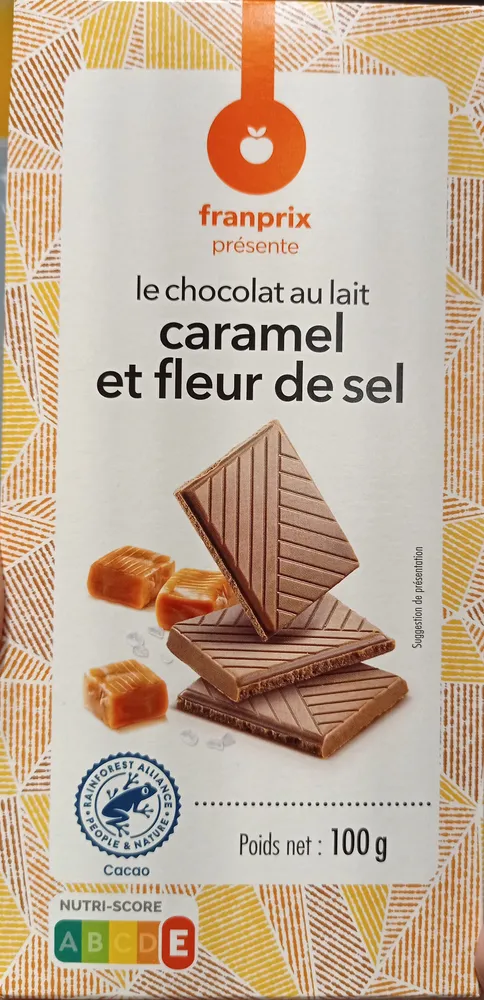 Chocolat au Lait Caramel et Fleur de sel