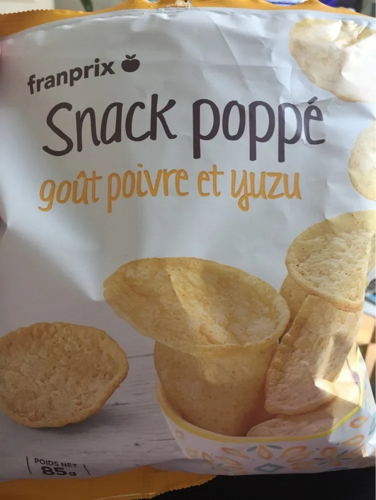 Snack poppé