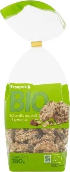 biscuits muesli graines de chia bio