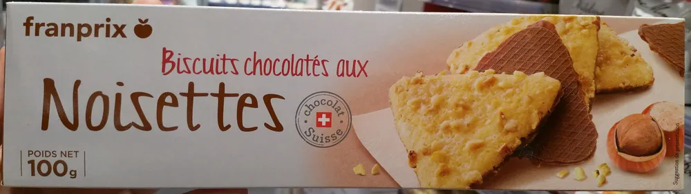 Biscuits chocolatés aux Noisettes