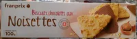Biscuits chocolatés aux Noisettes