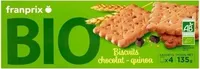 biscuits chocolat quinoa bio